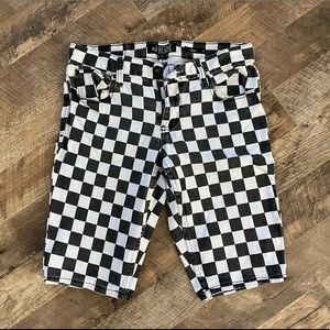 XXX RUDE checkered shorts